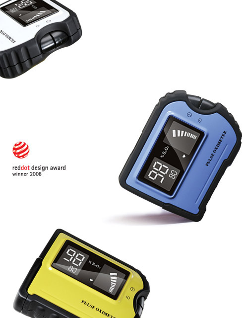 2008 Red Dot Award，outdoor sport，Health preservation，Red dot award, Red Star Award，Colorful wrist oximeter，